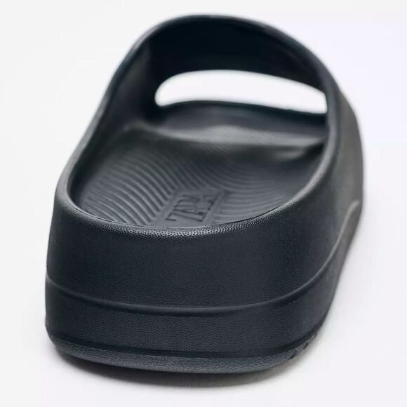 NWOT Zara Flatform Sandals in Black-Size 7.5/38 - Picture 4 of 12